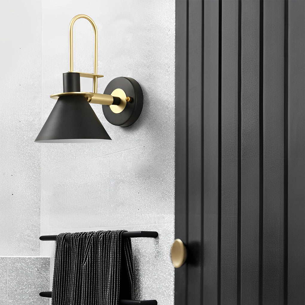 VANDERBILT HORN-INSPIRED IRON WALL SCONCE