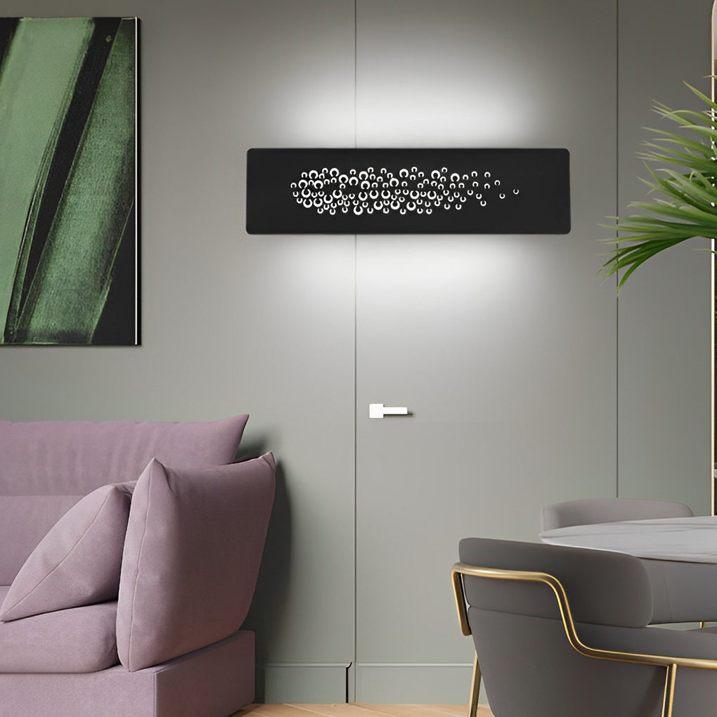 WINTERBOURNE RECTANGULAR NORDIC LED WALL LANTERN