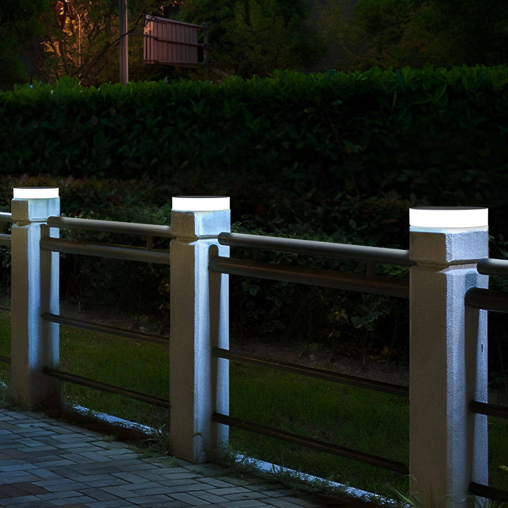 WINDSOR SOLAR GROUND GLOW DISKS - Contemporary LED Illumination for Outdoor Gardens