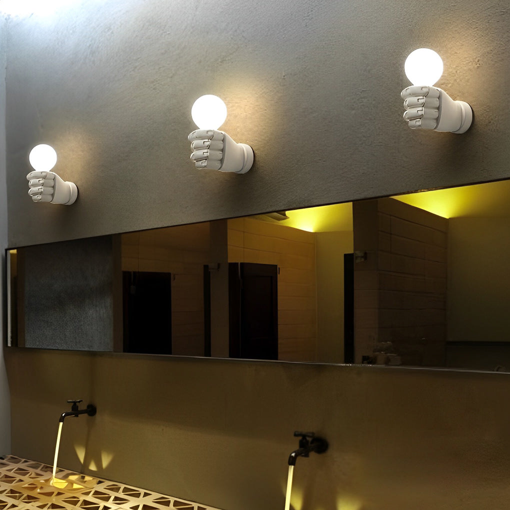 FENWICK RESIN HANDCASTED INDUSTRIAL WALL SCONCE