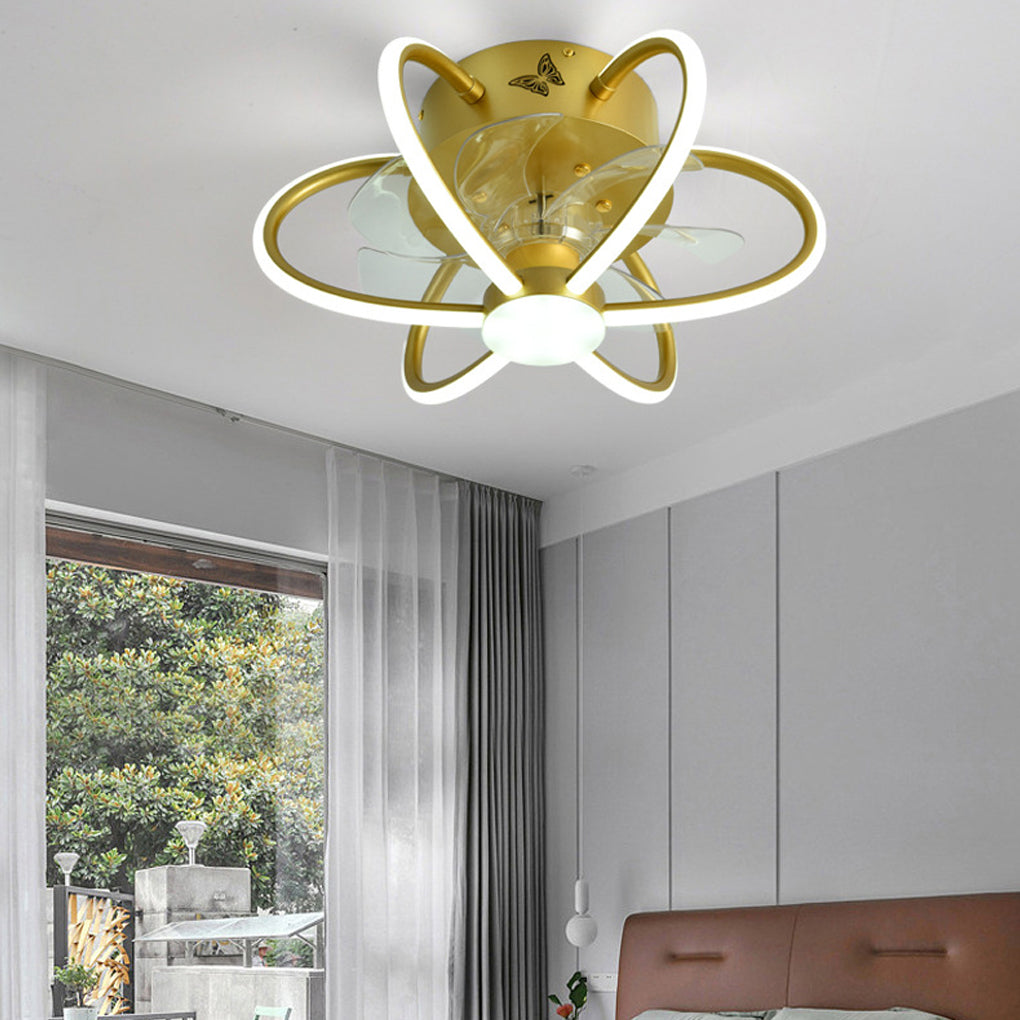 FLORENTINE WHISPERS SMART LED CEILING FAN WITH REMOTE CONTROL