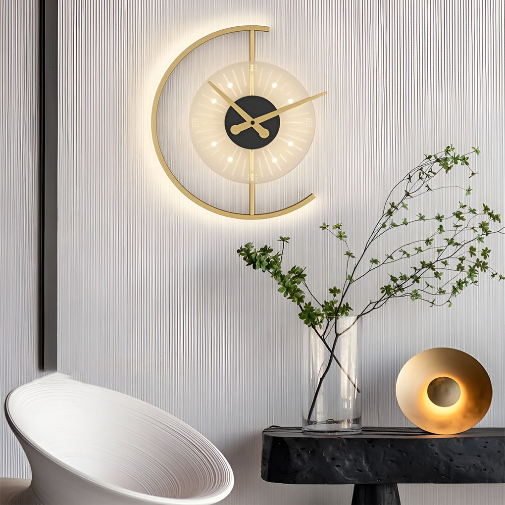 WINTHORPE MUTE CLOCK LED NORDIC WALL SCONCE