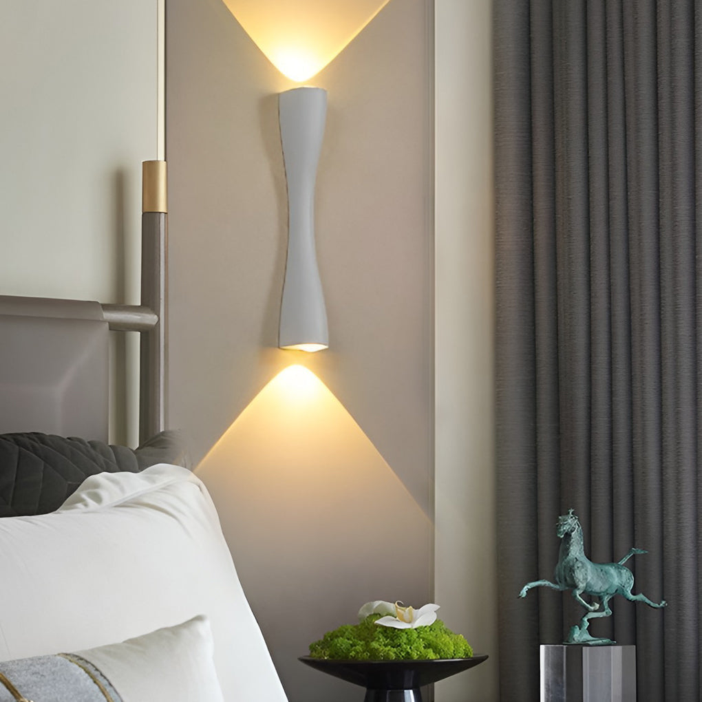 WINTERBOURNE CHROMED LED DUAL-FACING WALL LANTERN