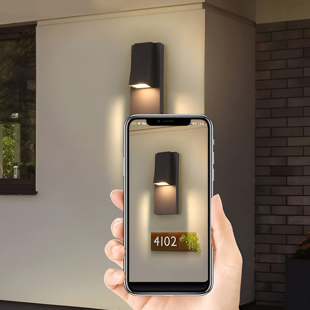 RAVENSWORTH RECTANGULAR OUTDOOR LED WALL SCONCE