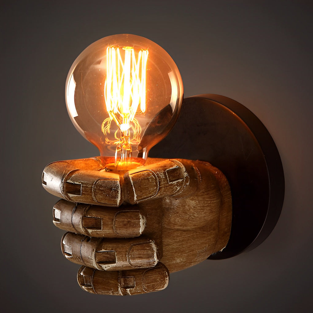 WINTHROP HANDSCULPT WALL SCONCE IN RESIN