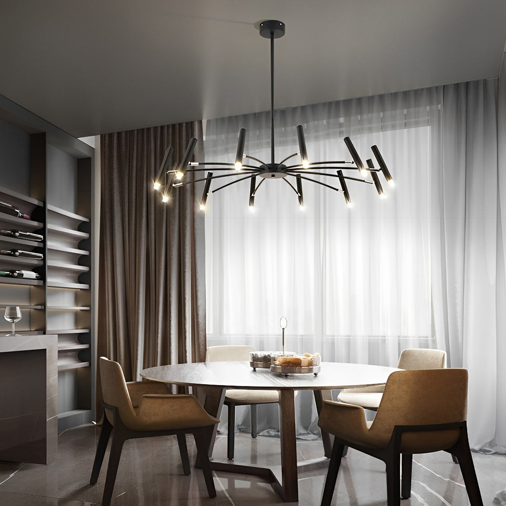 ALDERSON METAL TRIO DIMMER CHANDELIER