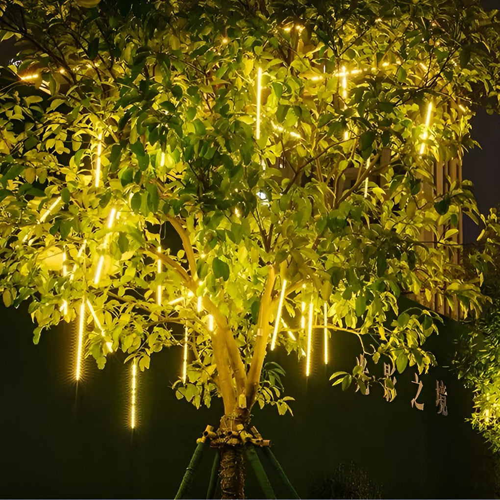 WINTERBOURNE RAINFALL SOLAR LED LIGHTS FOR GARDEN DECOR