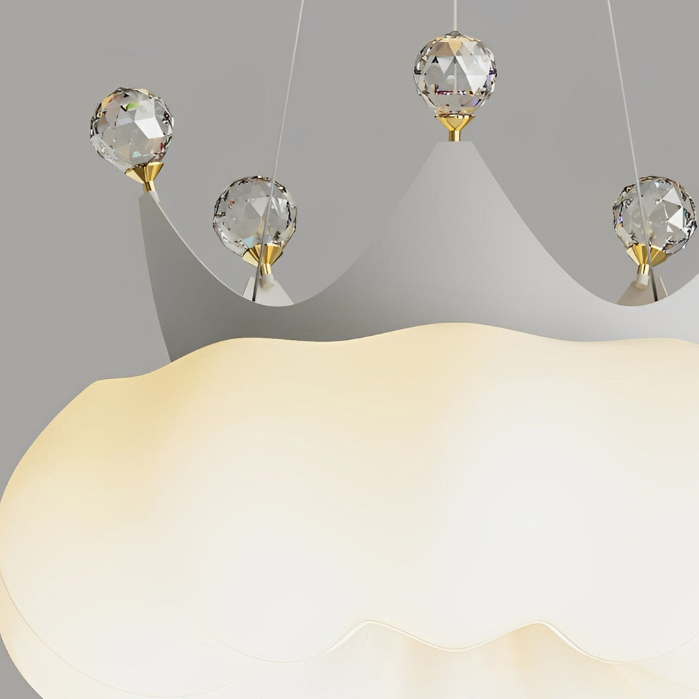 FENWICK CLOUD CRYSTAL LED CHANDELIER WITH DIMMABLE TRIPLE LIGHTING