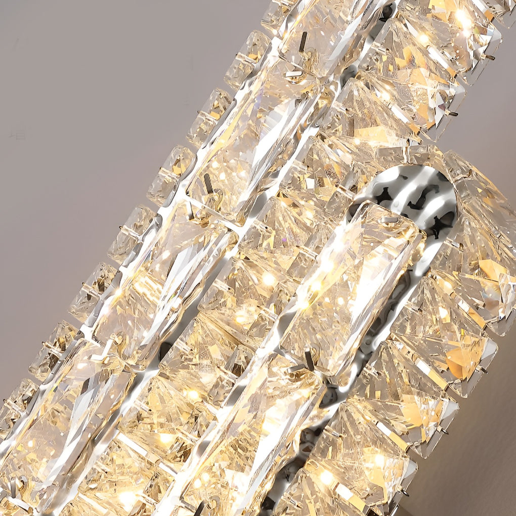 WINDSOR CRYSTAL TRIPLE DIMMER WALL SCONCE