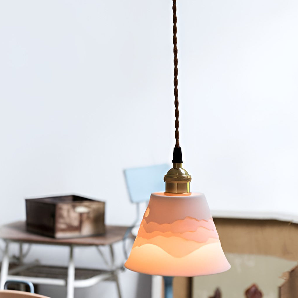 BRADSHAW MOUNTAIN VIEW CERAMIC PENDANT LIGHTING