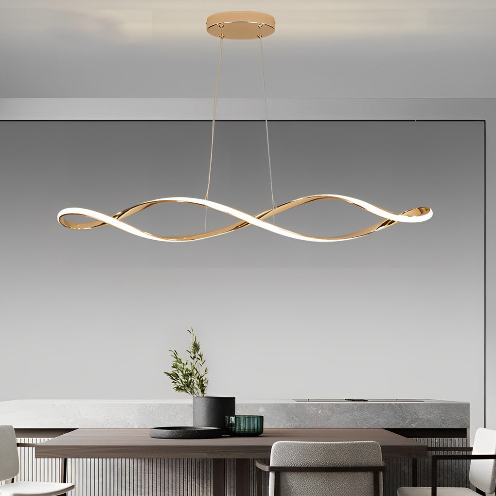 WINTHROP MODERN ARTISAN DUAL-TONE LED CHANDELIER