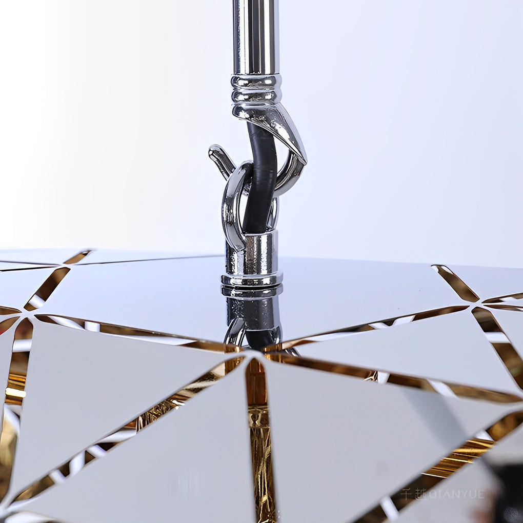 WINTHORPE STAINLESS STEEL SCULPTURAL HANGING LIGHT