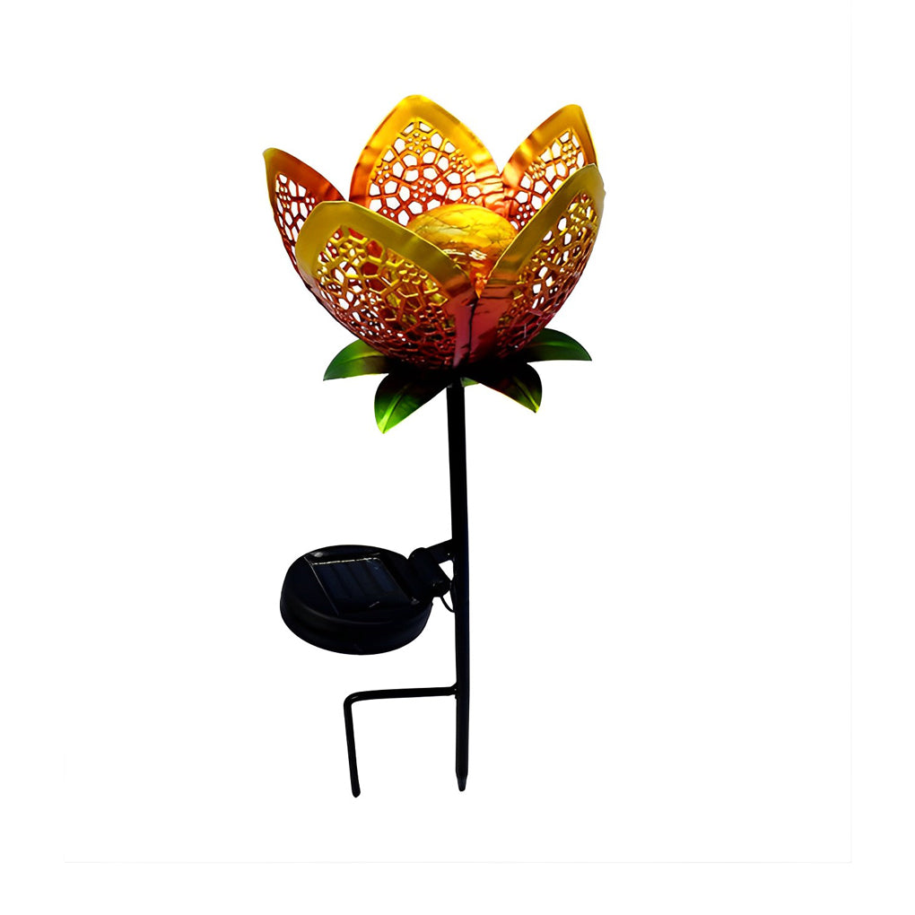 ASTRAL EMBER SOLAR GARDEN LANTERN WITH CELESTIAL PROJECTION