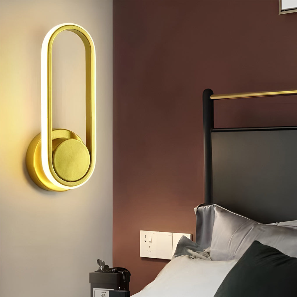 WINTHROP 330° SWIVEL ROUNDED RECTANGLE LED WALL SCONCE