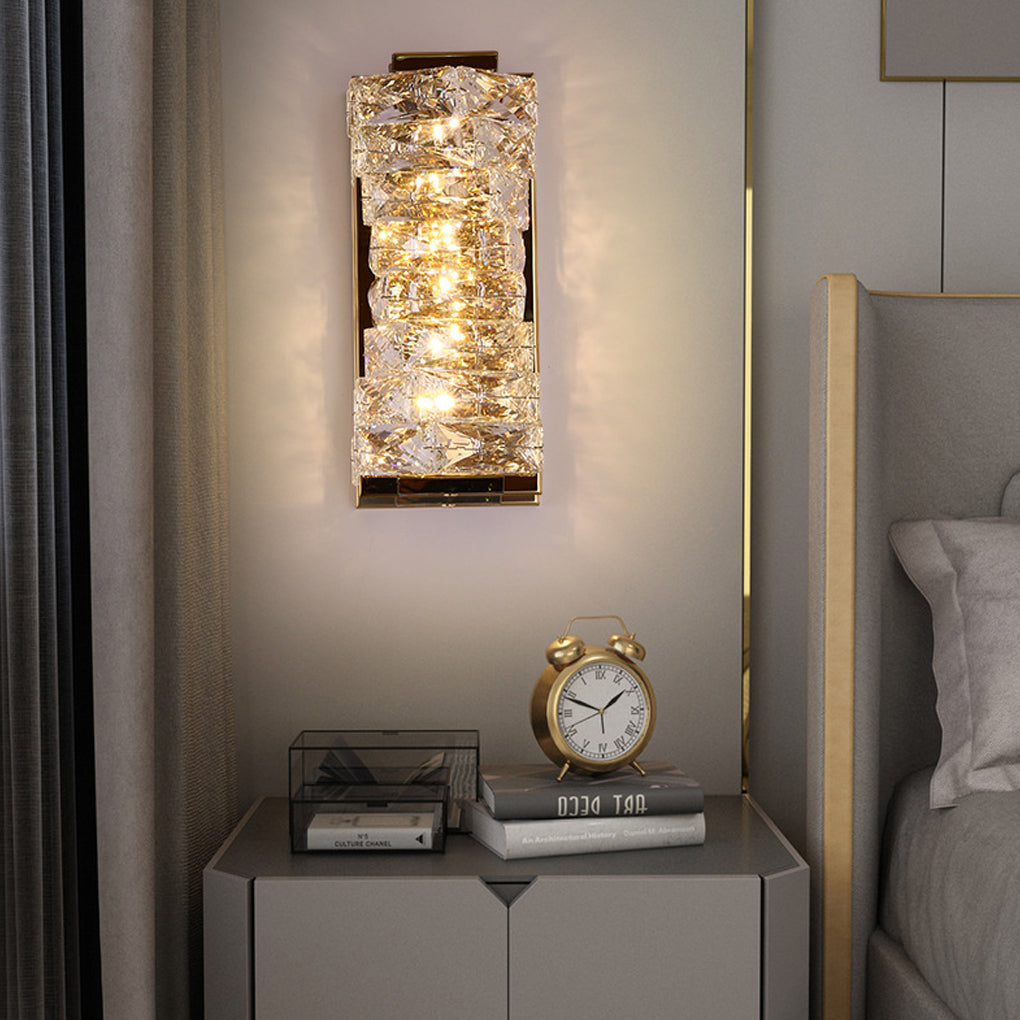 WINTHROP CRYSTAL TRIFECTA DIMMING WALL SCONCE