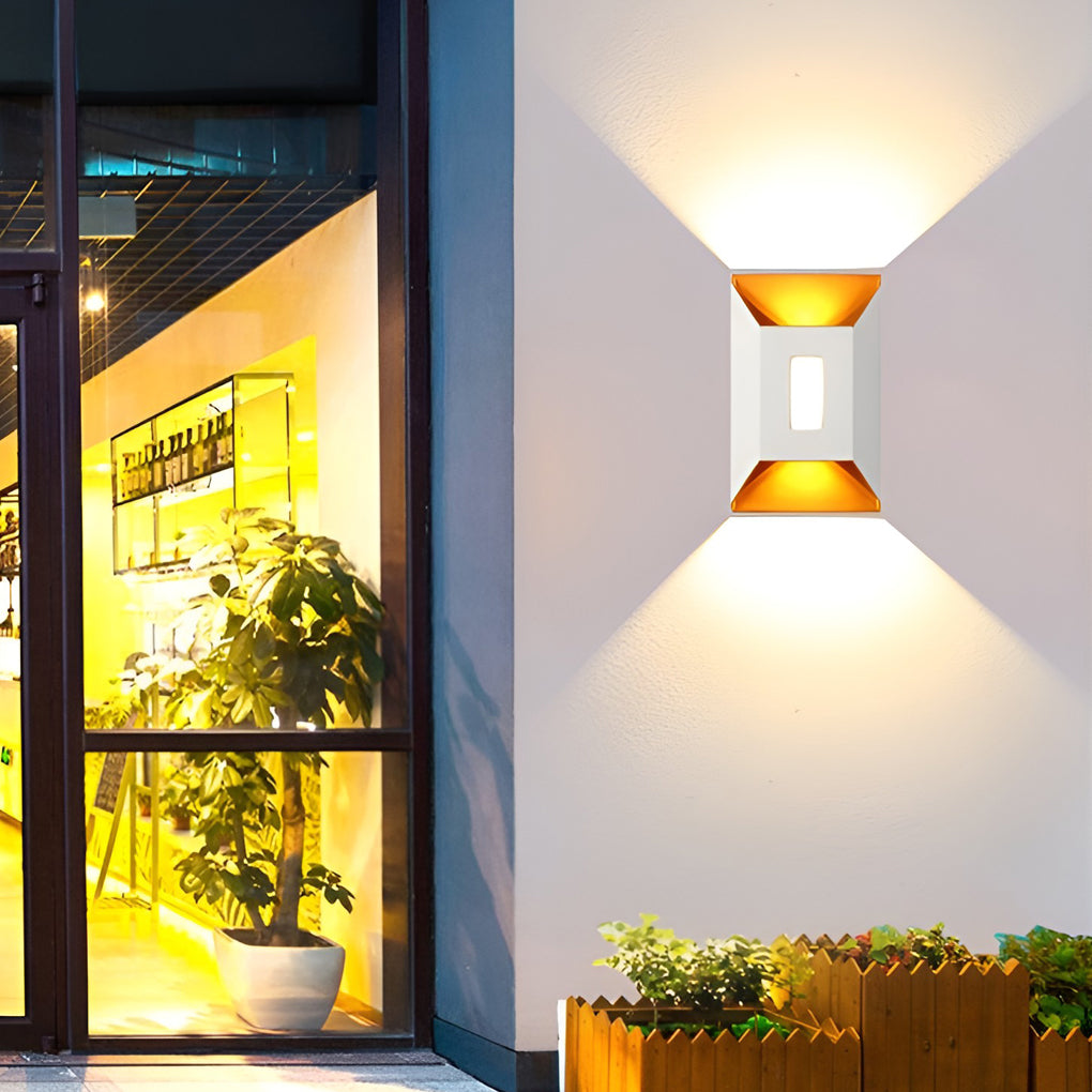 WINDSOR AQUA SHIELD LED WALL SCONCE, MODERN UP AND DOWN LIGHTING