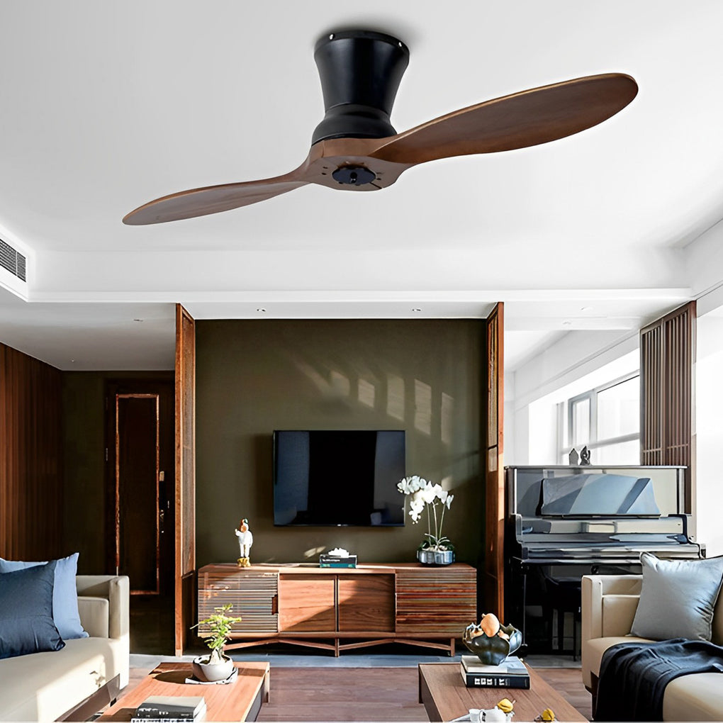 FENWICK 2-BLADE DIMMABLE LED CEILING FAN WITH REMOTE CONTROL