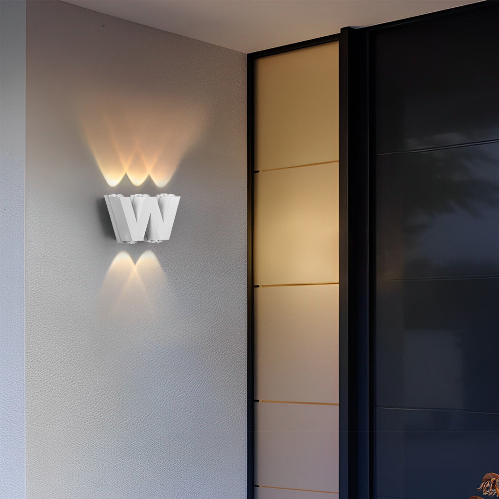 WINTHORPE MODERN ILLUMINATED OUTDOOR WALL LANTERN