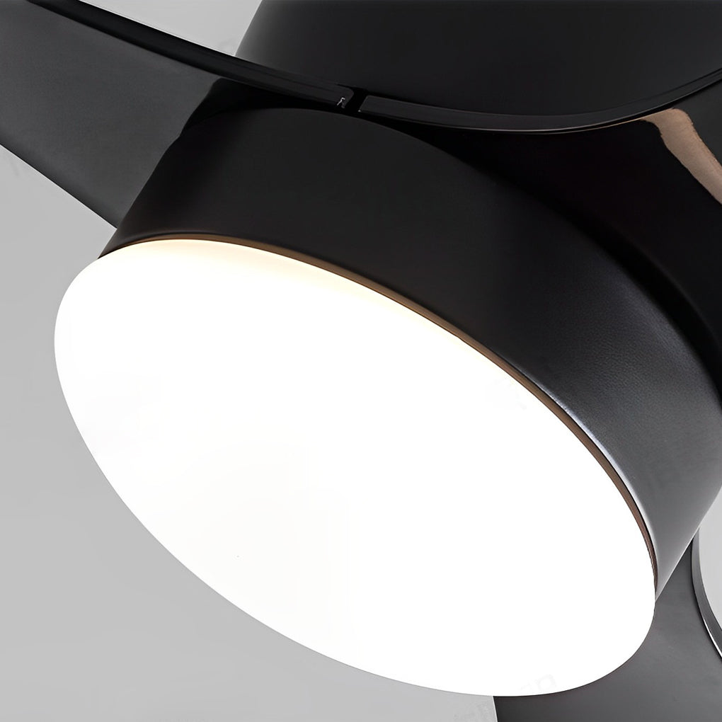 FENWICK 52-INCH TRIO BLADE SILENT LED CEILING LIGHT WITH REMOTE CONTROL