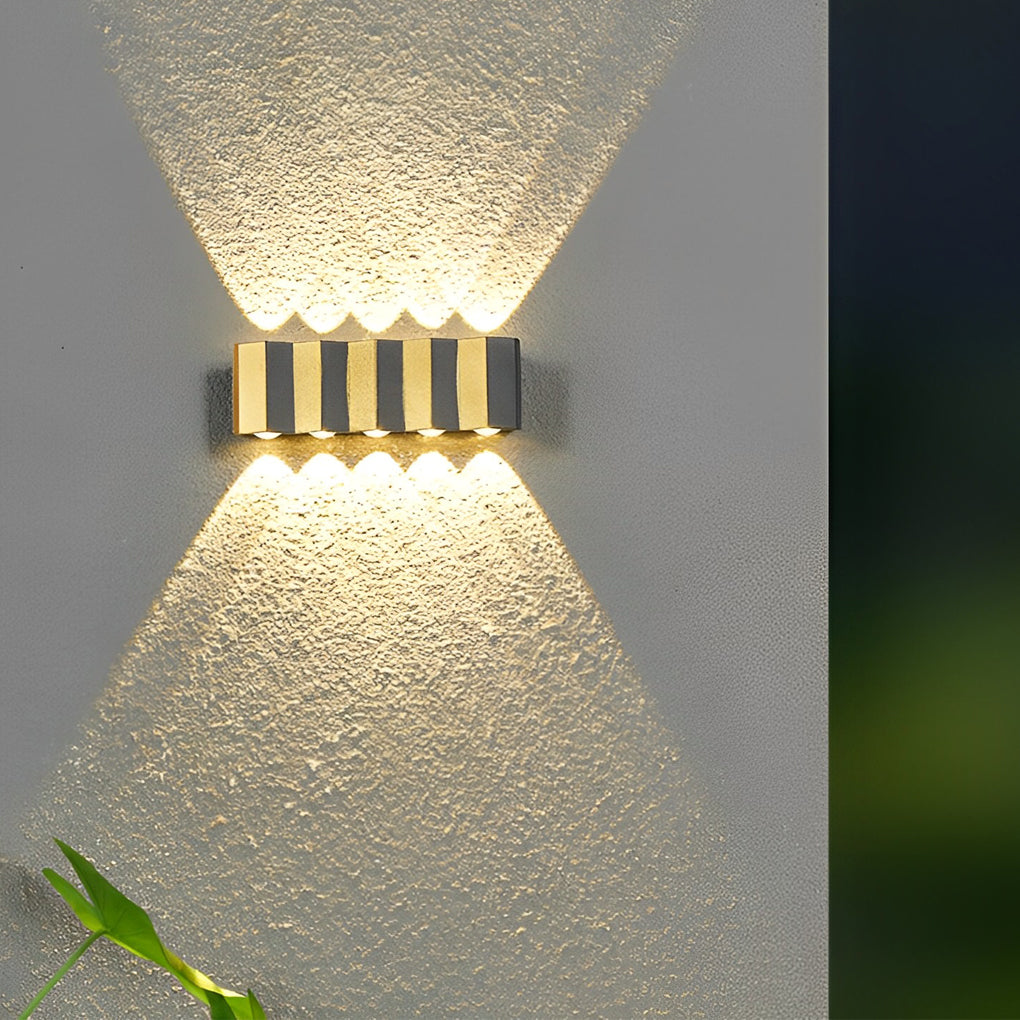WILLOUGHBY AQUA SHOWER WALL LIGHTS - Dual Directional Waterproof Illumination"
2. "FENWICK RAINBOW LED WALL WASHER - Modern Up and Down Light Design"
3. "DORCHESTER VISTA WATER-RESISTANT WALL LIGHTING - Innovative Dual Beam Technology"
4. "TAVISTOCK SKYLI