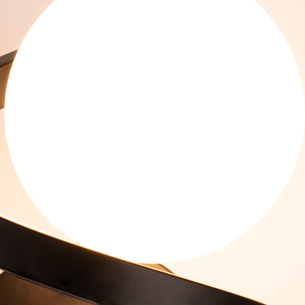 WINTHORPE CURVATURE METAL LED WALL LANTERN