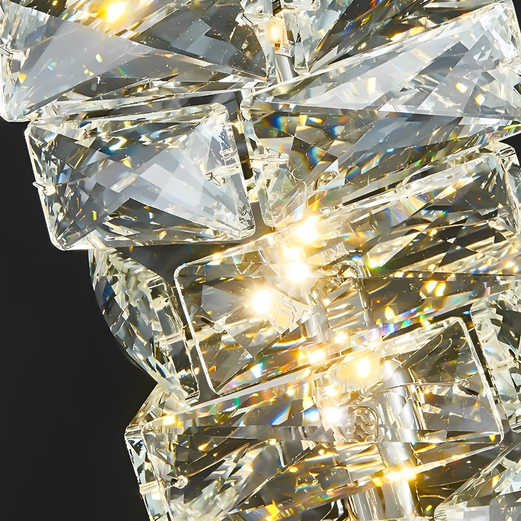WINTERBOURNE METALLIC CRYSTAL DIMMABLE CHANDELIER