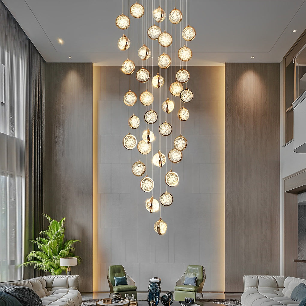WINTHROP CRYSTAL CASCADE SUSPENSION LIGHT