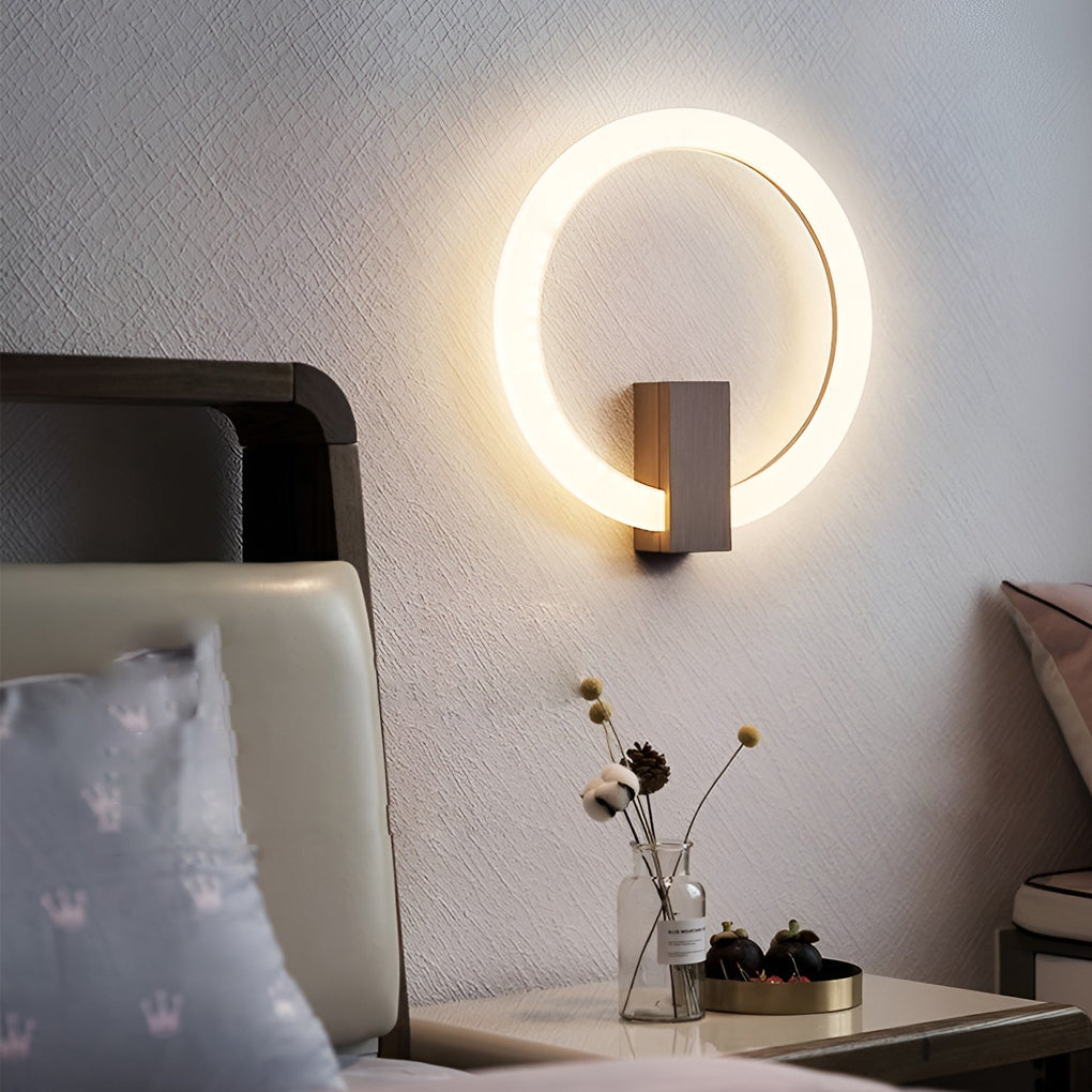 WINDSOR CIRCLE DIMMABLE LED WALL SCONCE