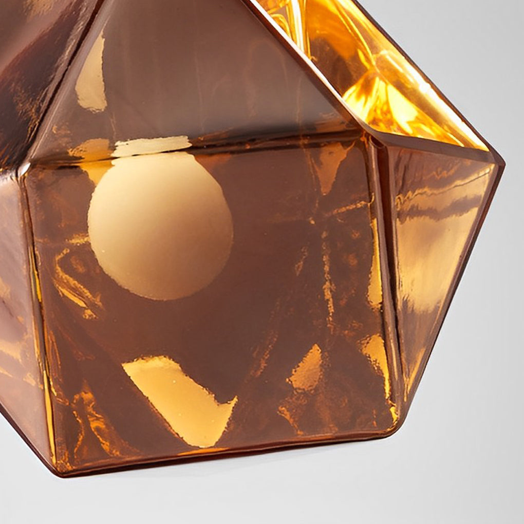 WHITBY GLASS AND METAL NORDIC ISLAND PENDANT