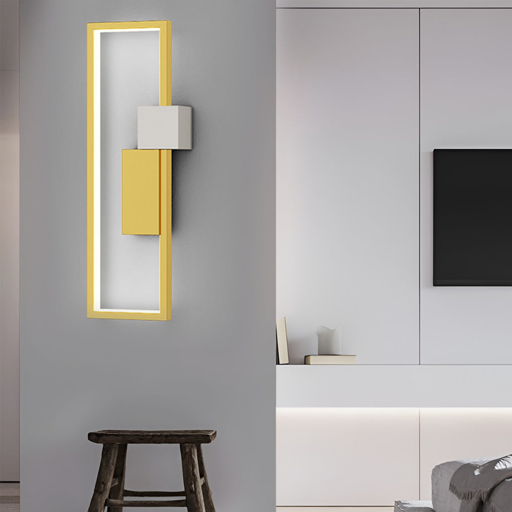 WINDSOR TRIO RECTANGULAR LED WALL SCONCE