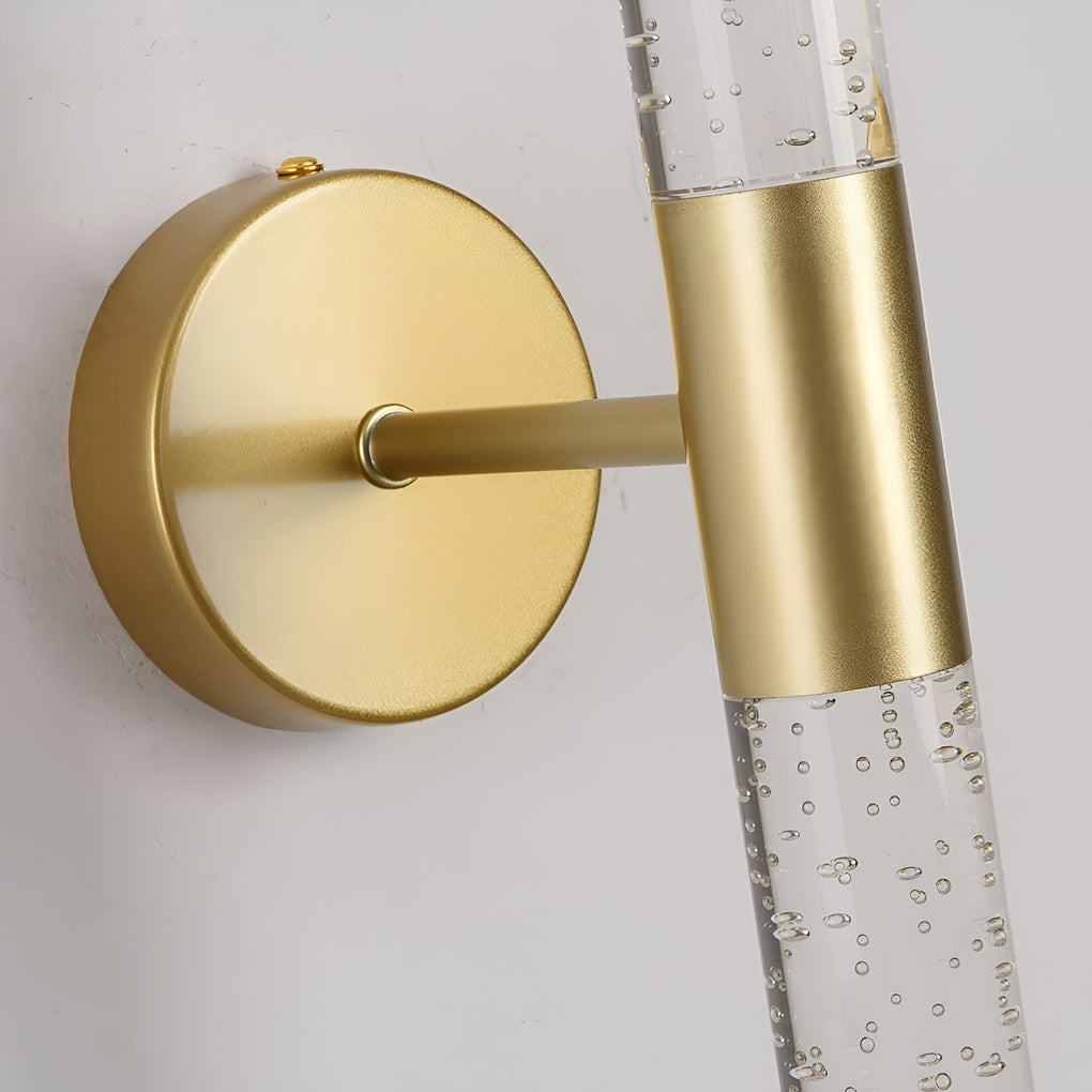 RAVENWOOD IRON AND ACRYLIC CYLINDRICAL WALL SCONCE