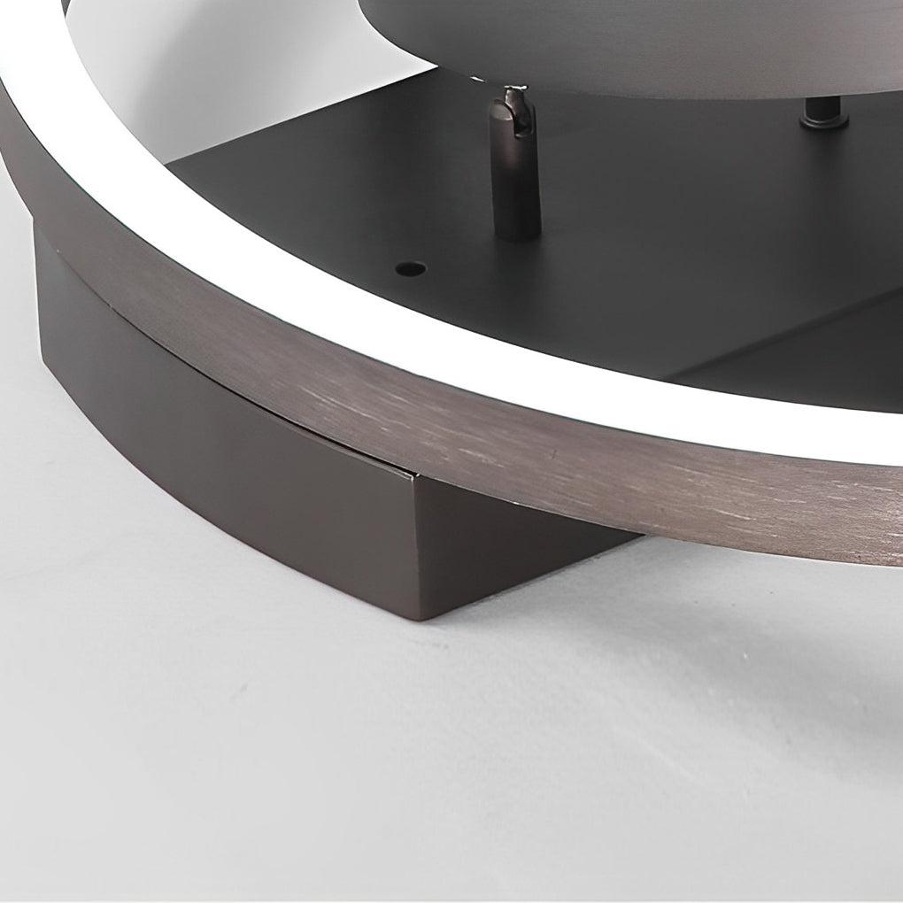 HEATHCOTE CIRCULAR LED FLUSH MOUNT LIGHTING