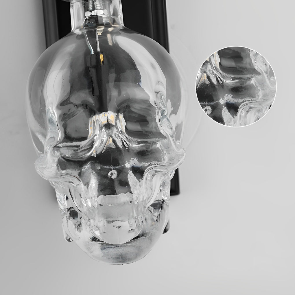 WINTHROP VINTAGE SKULL LED WALL SCONCE