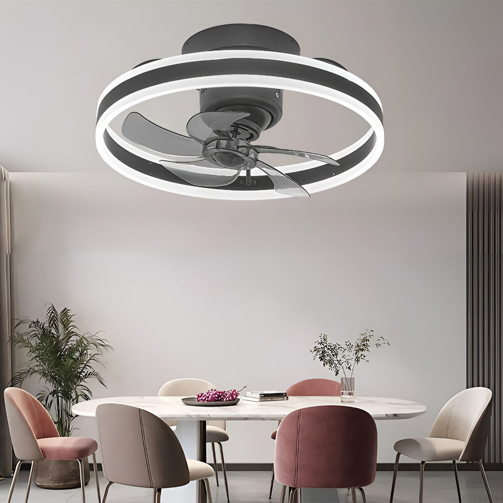 WINTHORPE CIRCULAR DIMMABLE LED CEILING LIGHT WITH 360° ROTATION