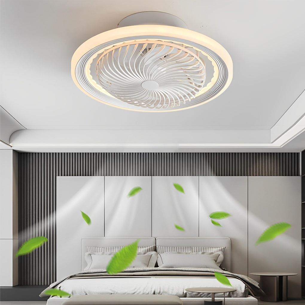 WINTHROP SILENT CIRCULAR LED CEILING FAN WITH TRIPLE DIMMING FUNCTION