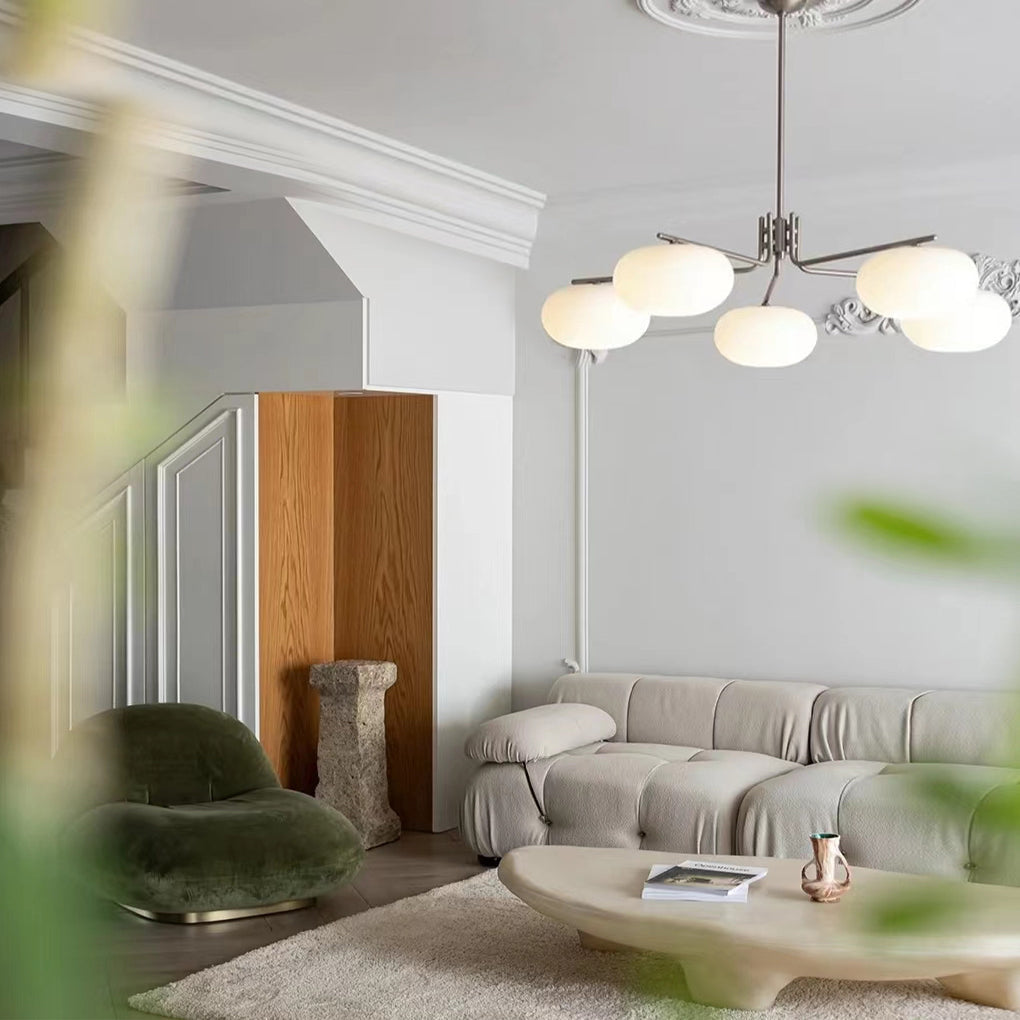 WHITBY GLASS TRIO DIMMER CHANDELIER