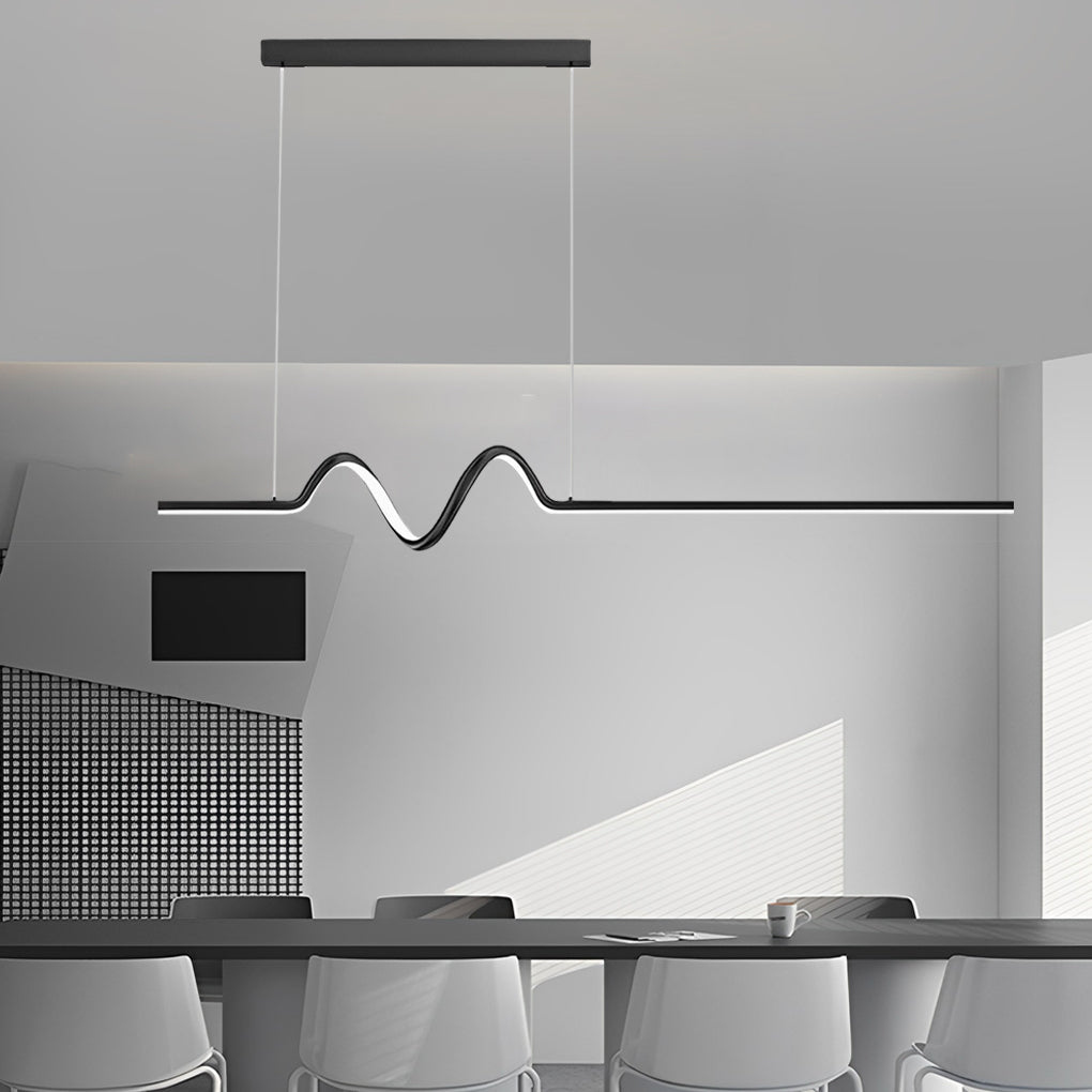 WINTERBOURNE WAVY LED SUSPENDED LIGHTING