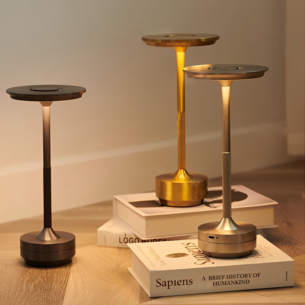WINTHROP METALLIC SLIMLINE CORDLESS LANTERN