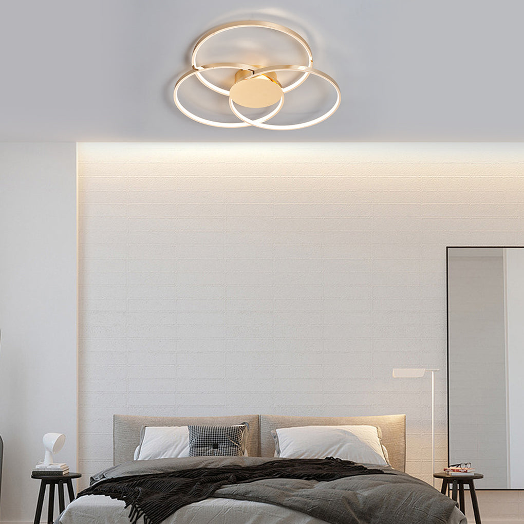 WINTHROP TRIO RING DIMMABLE METAL CEILING LANTERN
