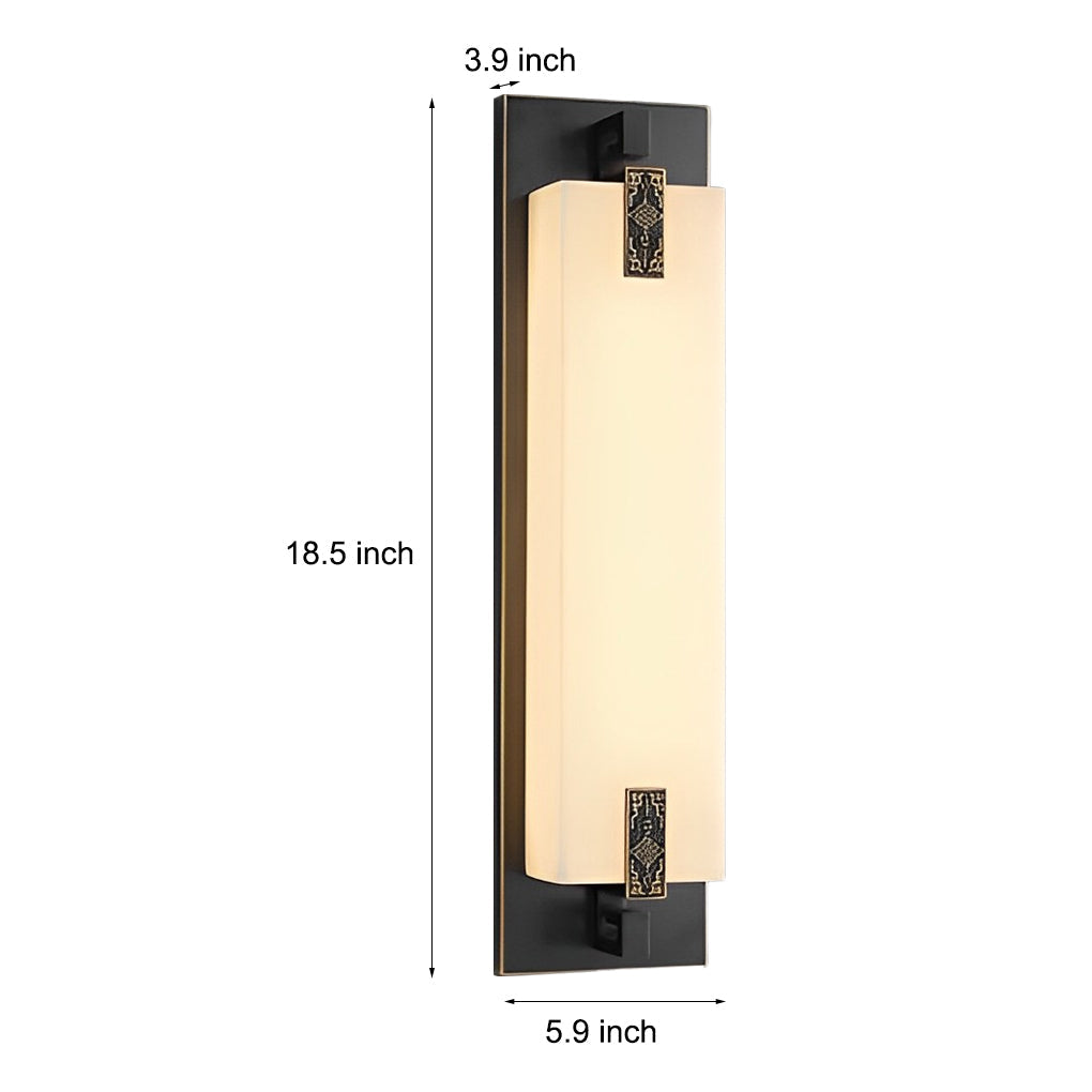 FENWICK RUSTIC BRONZE OUTDOOR WALL LANTERN