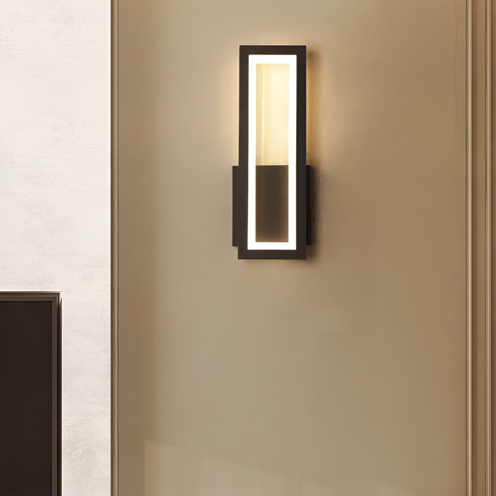 WINTHROP RECTANGULAR LED WALL SCONCE, MODERN ILLUMINATION FIXTURE