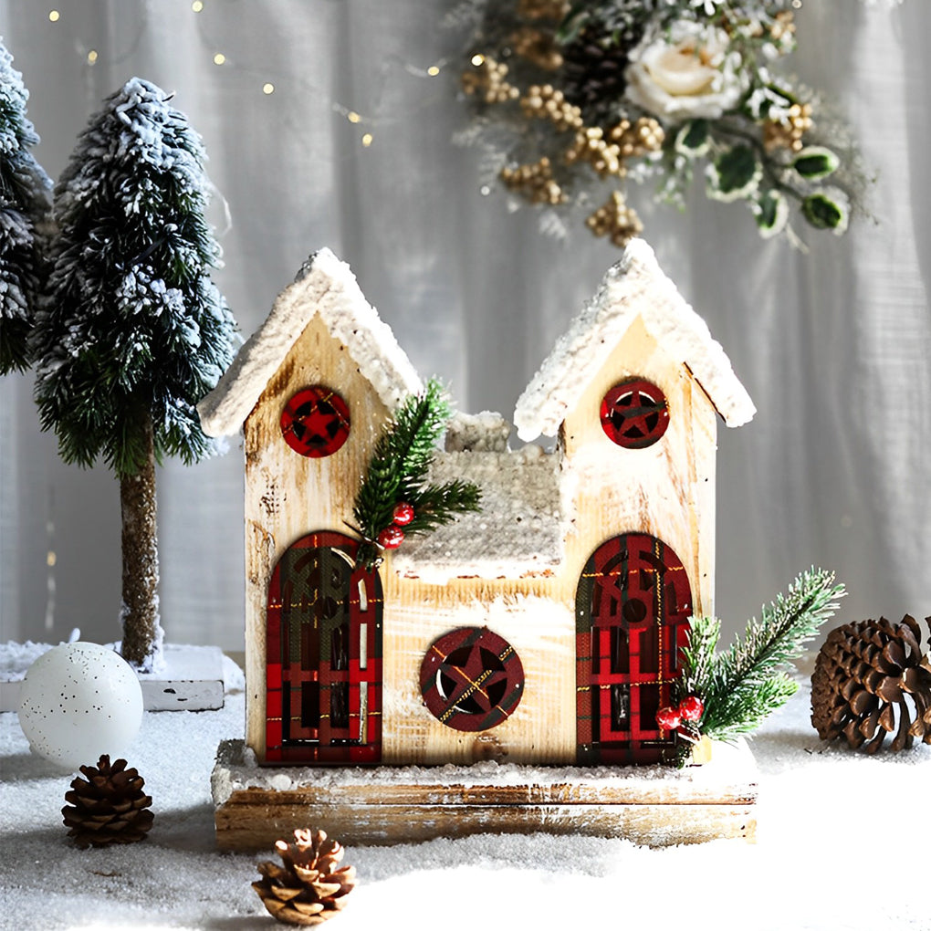 WINTERDALE ILLUMINATED COTTAGE VILLAGE DECORATIVE ORNAMENTS