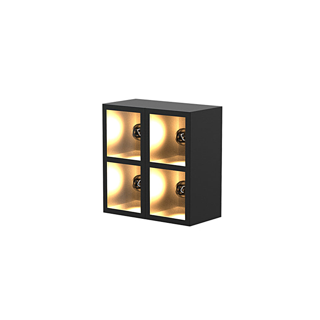 FENWICK RAINSHIELD SQUARE LED WALL SCONCE WITH INTEGRATED PLANTER