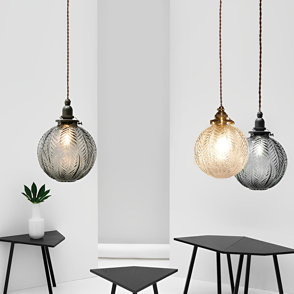 WINTHROP TRIO-LEVEL GLASS ORB PENDANT LIGHTING