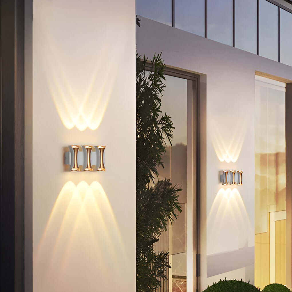 WINDSOR RAINPROOF LED WALL SCONCE WITH DUAL LIGHTING