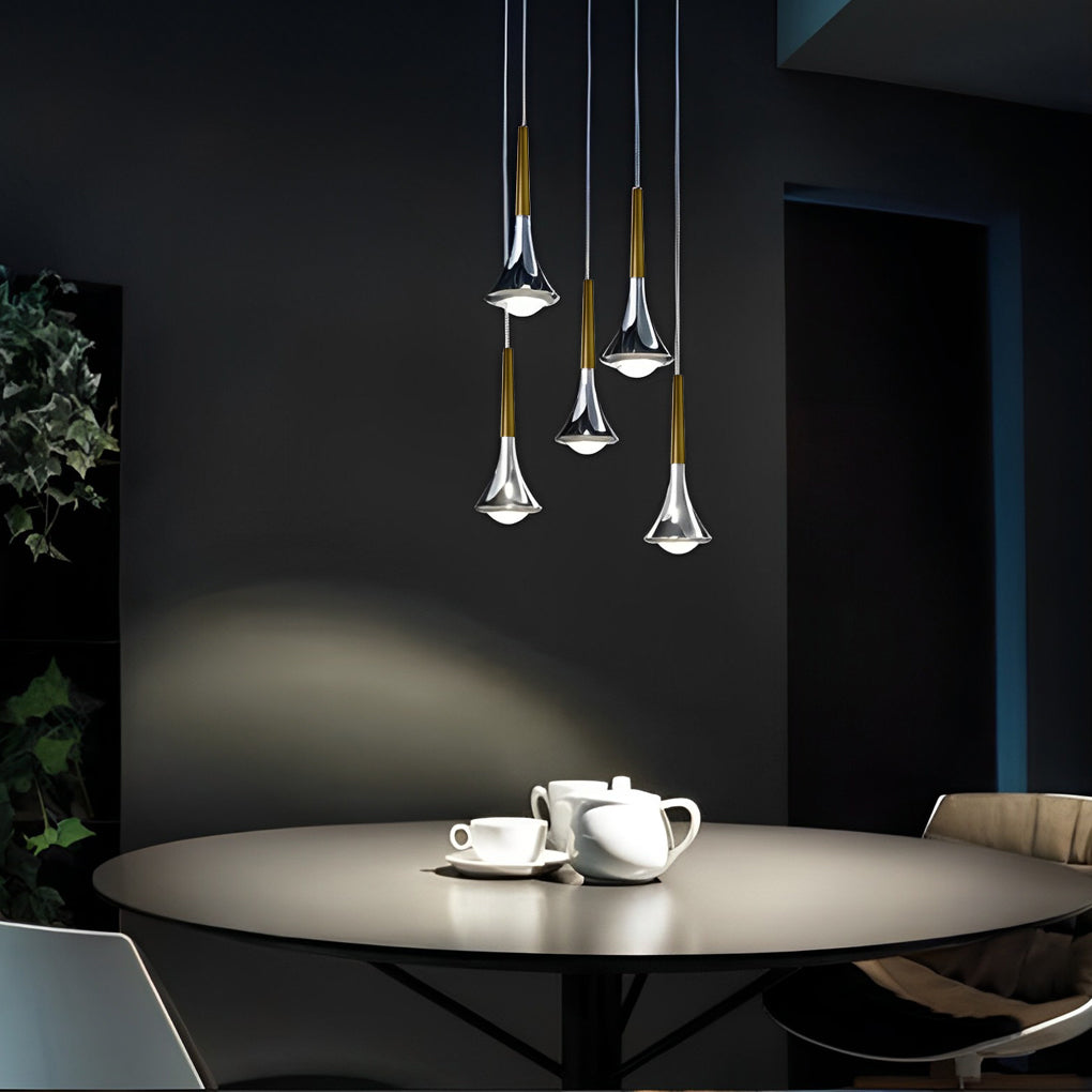 WINDSOR DROPLET METAL LED HANGING LIGHT