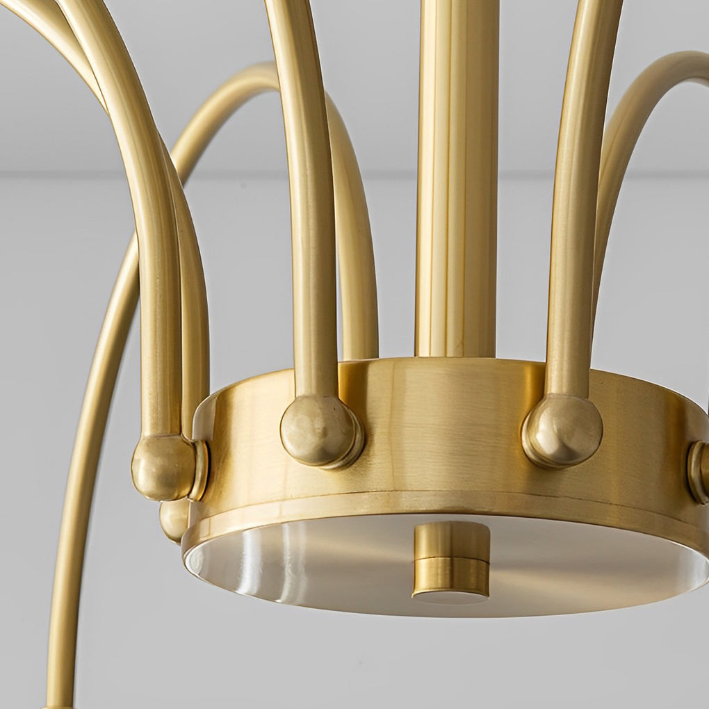 CHARLESTON CRYSTAL CURVE LUXURY CHANDELIER