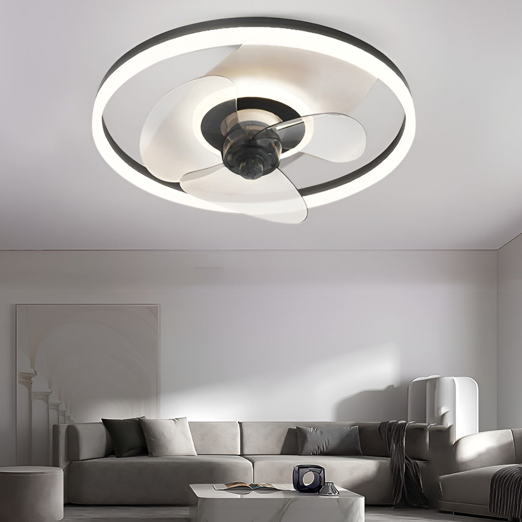 WINDSOR CIRCULAR 3-TIER DIMMABLE CEILING FAN LIGHT WITH REMOTE CONTROL