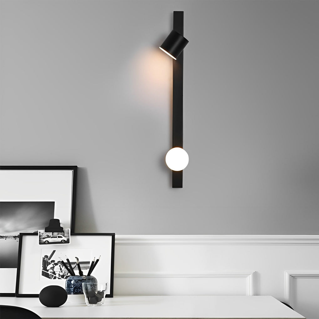 WINTHORPE MODERN METAL BLACK WALL LIGHTING