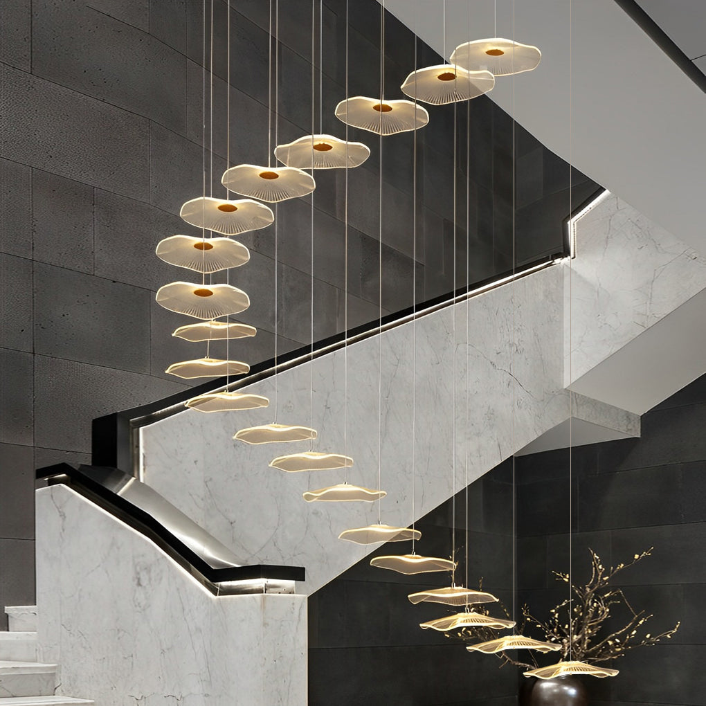 WINDSOR ACRYLIC LOTUS LED STAIRCASE LUMINAIRE